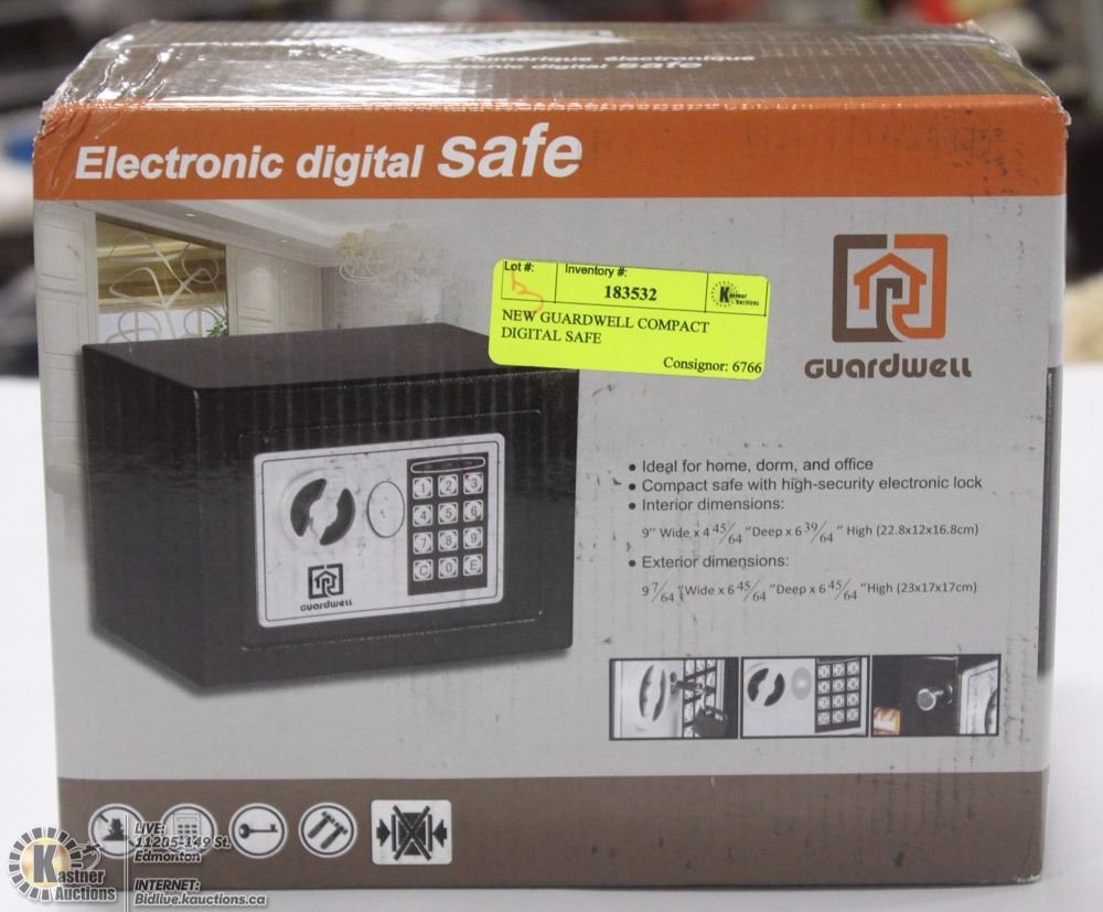 NEW GUARDWELL COMPACT DIGITAL SAFE