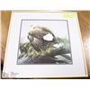 Image 1 : BALD EAGLE  BY ROBERT BATEMAN MATTED AND FRAMED