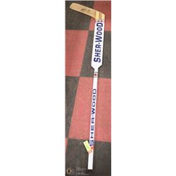 BILL RANFORD SIGNED EDMONTON OILERS GOALIE STICK