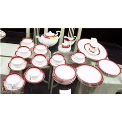 48PC AYNSLEY DURHAM CHINA SET INCL 8 DINNER PLATES,