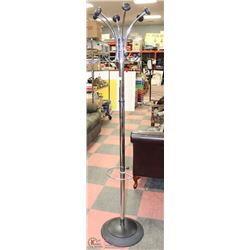 6 FOOT CHROME COAT RACK