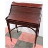 Image 2 : ROLL TOP VINTAGE STYLE DESK 29.5"X20.5"X40.5"H