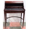 Image 4 : ROLL TOP VINTAGE STYLE DESK 29.5"X20.5"X40.5"H