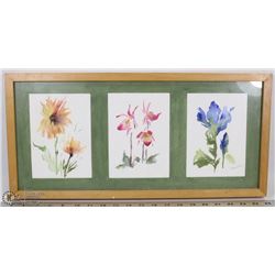 WATER COLOR FLOWER PAINTING BY ALBERTA ARTIST