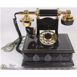 1970 DECO-TEL PRINCESS STYLE ROTARY PHONE.
