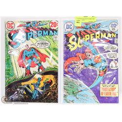 SUPERMAN #257 & #274 EARLY 70S ISSUES, 20 CENT