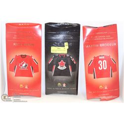 GROUP OF 3 TEAM CANADA MCDONALDS MINI