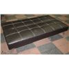 Image 2 : NEW BROWN LEATHERETTE KLICK KLACK FUTON