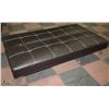 Image 2 : NEW BROWN LEATHERETTE KLICK KLACK FUTON