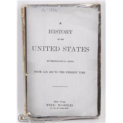 1886 A HISTORY OF THE UNITED STATES IN