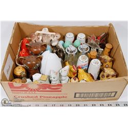 5) LOT OF SALT & PEPPER COLLECTION.
