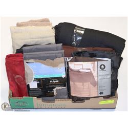 EXTRA LARGE FLAT OF REPACKED HOUSEHOLD LINENS.