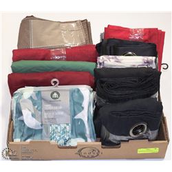 LARGE FLAT OF ASSORTED REPACKED HOUSEHOLD LINENS