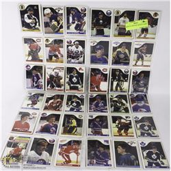 SHEET OF VINTAGE  HOCKEY CARDS