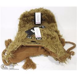 2 NEW FUZZY CHEWBACCA HATS/TOQUES WITH