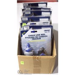 BOX OF 10 CHALK LINE REELS