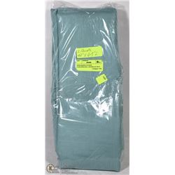 NEW MAINSTAYS ROD CURTAINS,TEAL ,2PANELS,42" BY 8