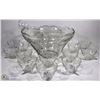 Image 2 : 14 PC PUNCH BOWL SET.