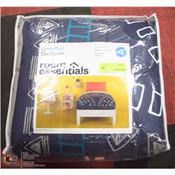 NEW TWIN XL BLUE COMFORTER