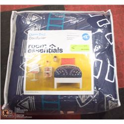 NEW TWIN XL BLUE COMFORTER