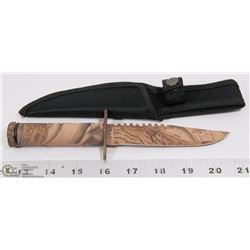 NEW 8" SURVIAVAL KNIFE IN SHEATH
