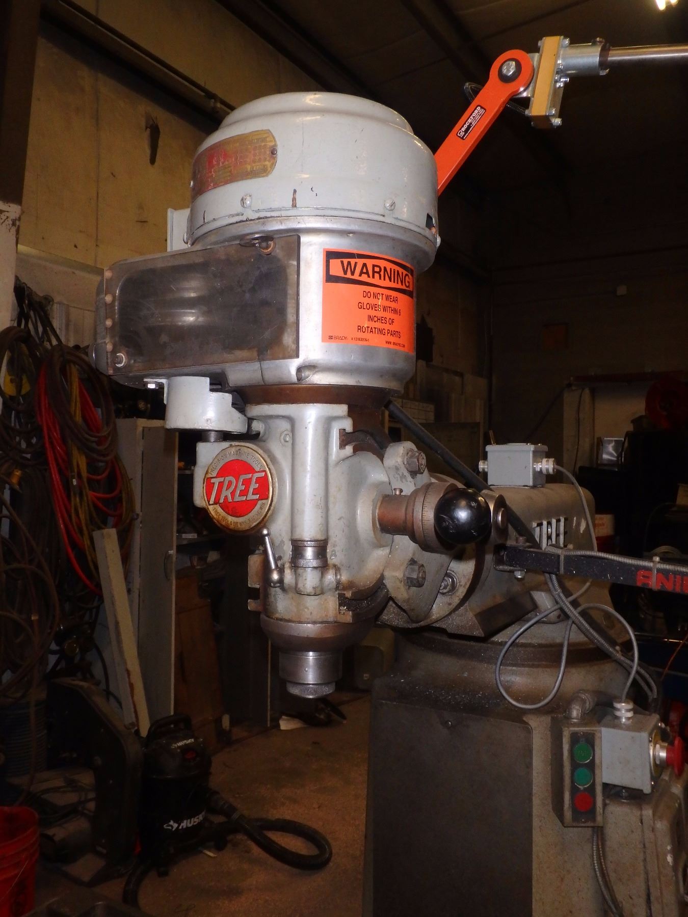 Tree Dro Tree 2UV Vertical Milling Machine w/ DRO - BTM Industrial