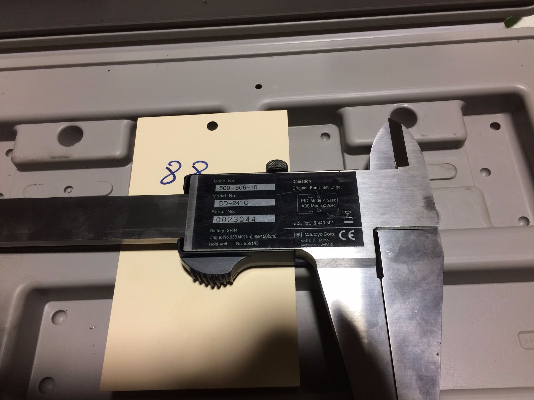 24 digital caliper Clearance