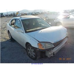 2002 - HONDA CIVIC//REBUILT SALVAGE