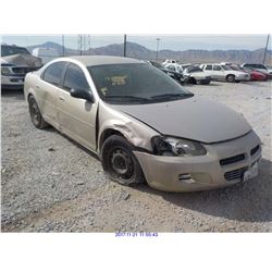2002 - DODGE STRATUS