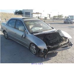 2001 - HONDA ACCORD//REBUILT SALVAGE