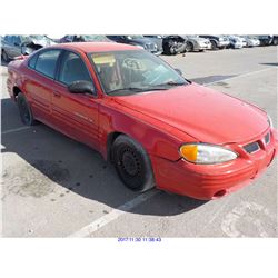 2002 - PONTIAC GRAND AM//REBUILT SALVAGE