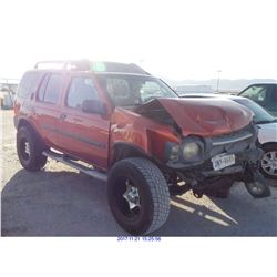 2003 - NISSAN XTERRA//REBUILT SALVAGE//BONDED TITLE