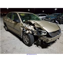 2005 - CHEVROLET MALIBU