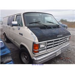 1990 - DODGE B250 RAM VAN