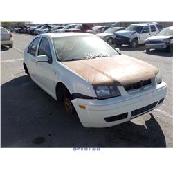 2001 - VOLKSWAGEN JETTA