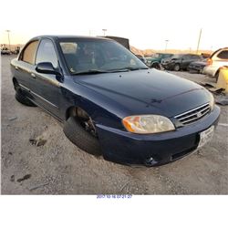 2003 - KIA SPECTRA//BONDED TITLE