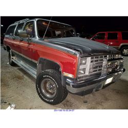 1987 - CHEVROLET SUBURBAN