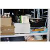 Image 2 : SHELF LOT OF SPORTS ITEMS AND ELECTRONICS AND ESTATE GOODS
