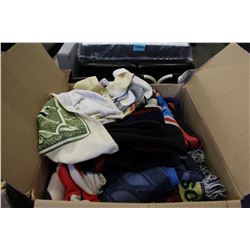 BOX OF TOWELS