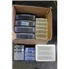 Image 1 : BOX OF PLASTIC ORGANIZERS