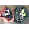 Image 1 : 2 TOOL BAGS WITH COMPRESSOR AND SAFETY STRAPS