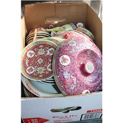 LOT OF EASTERN DISHES