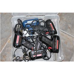 TOTE OF SOLDERING IRONS