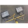 Image 2 : SHOP LIGHT ON STAND AND EXTENTION CORD REEL