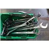 Image 1 : TOTE OF LARGE WRENCHES AND SOCKETS