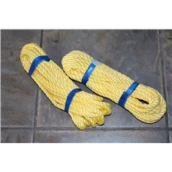 TWO YELLOW ROPES
