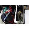 Image 1 : 2 TOOLBAGS AND TOTE OF TOOLS
