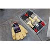 Image 1 : BOX OF NEW PAINT BRUSHES AND WORK GLOVES