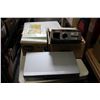 Image 1 : ELECTROMATIC 500 SLIDE PROJECTOR AND HOLDERS AND DVD PLAYER