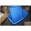 Image 1 : 3 LARGE BLUE TOTES